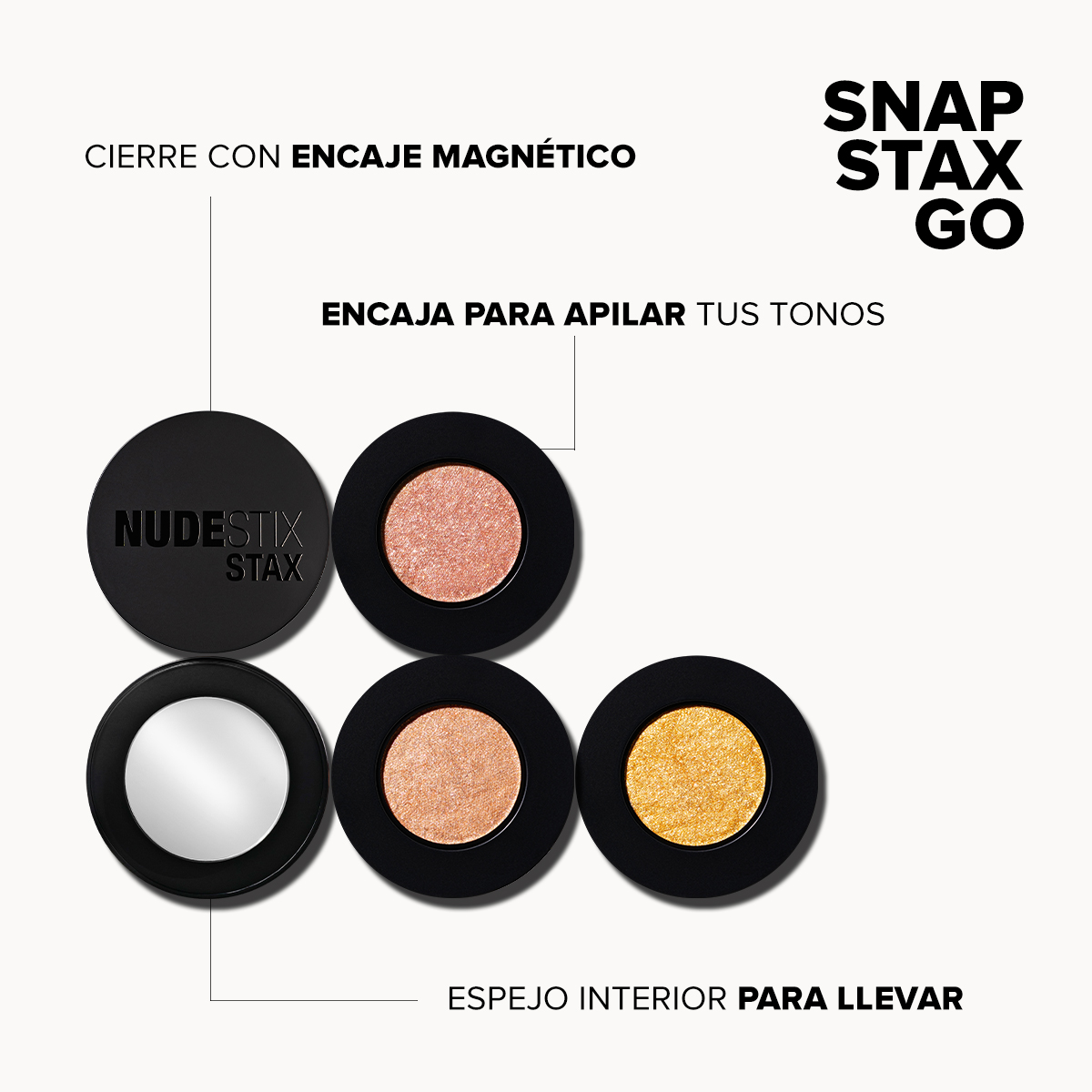 NUDESTIX NUDE EYE LIGHTS STAX SET (SET DE MAQUILLAJE)
